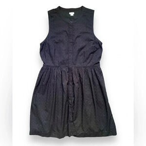 J. By J.Crew Eyelet Sleeveless Shirt Dress